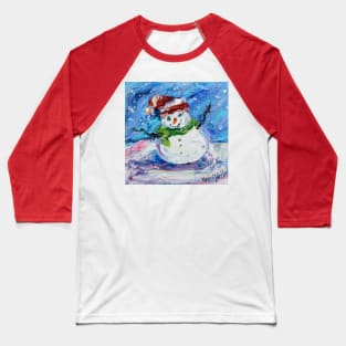 snowman Baseball T-Shirt